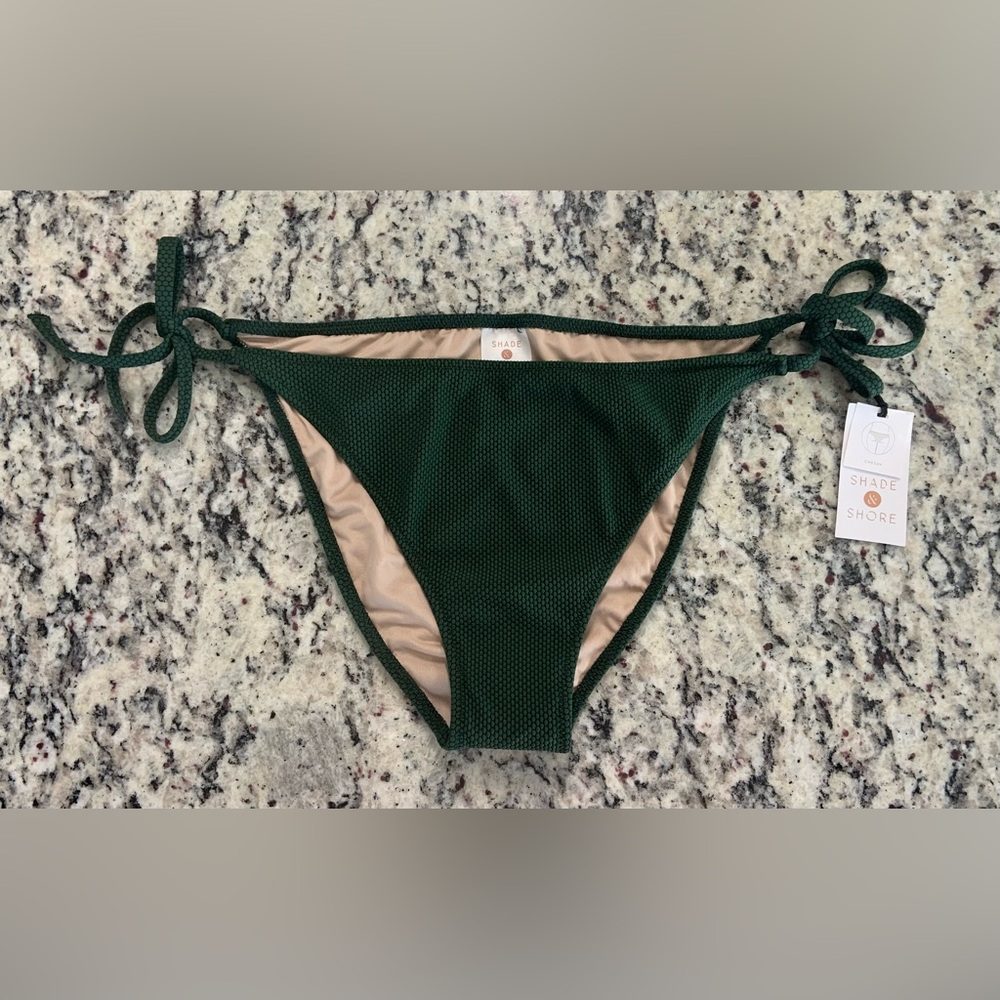 Shade & Shore Green Bikini Bottoms- NWT-Size Large